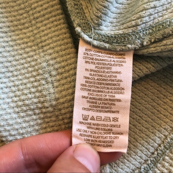 Free People XS Mint Meadow Fiesta Thermal - Picture 5 of 6